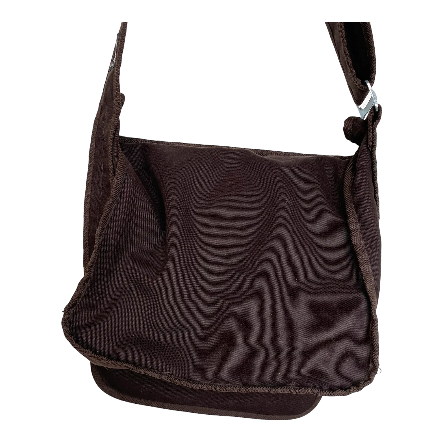 Marimekko urbaani canvas shoulder bag, dark chocolate