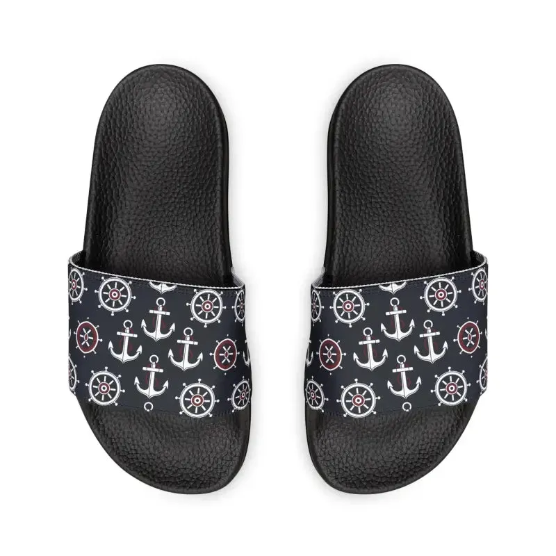 Mens Sandals with Edge to Edge Strap and Ergonomic Sole