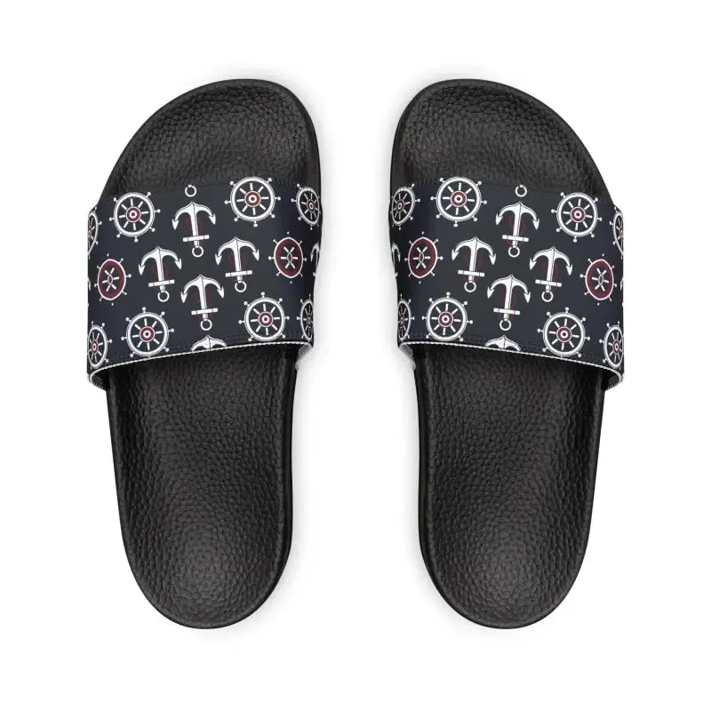Mens Sandals with Edge to Edge Strap and Ergonomic Sole