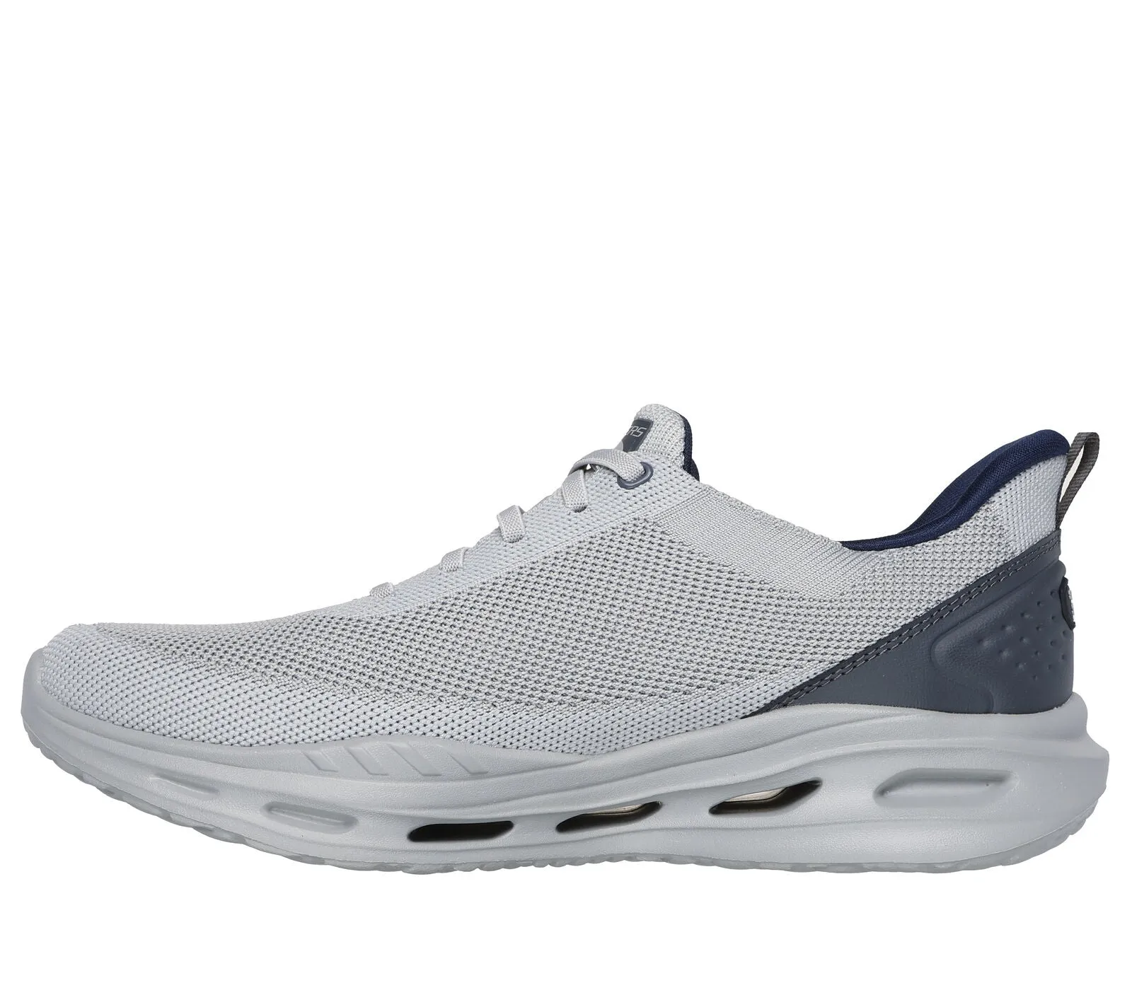 MEN'S SKECHERS SLIP-INS RELAXED FIT: ARCH FIT ORVAN - KINCADE | LIGHT GRAY