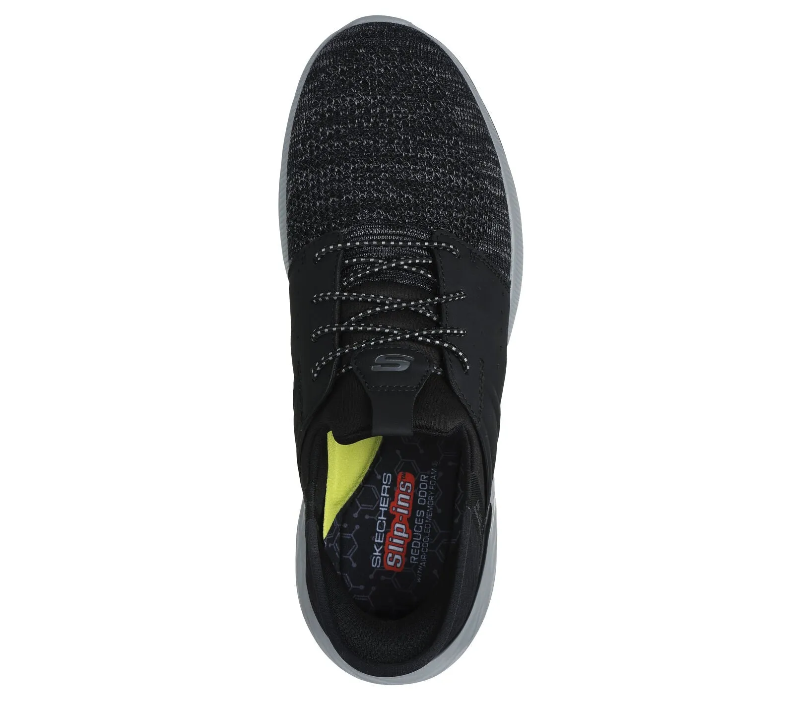 MEN'S SKECHERS SLIP-INS RELAXED FIT: GARNER - NEWICK | BLACK