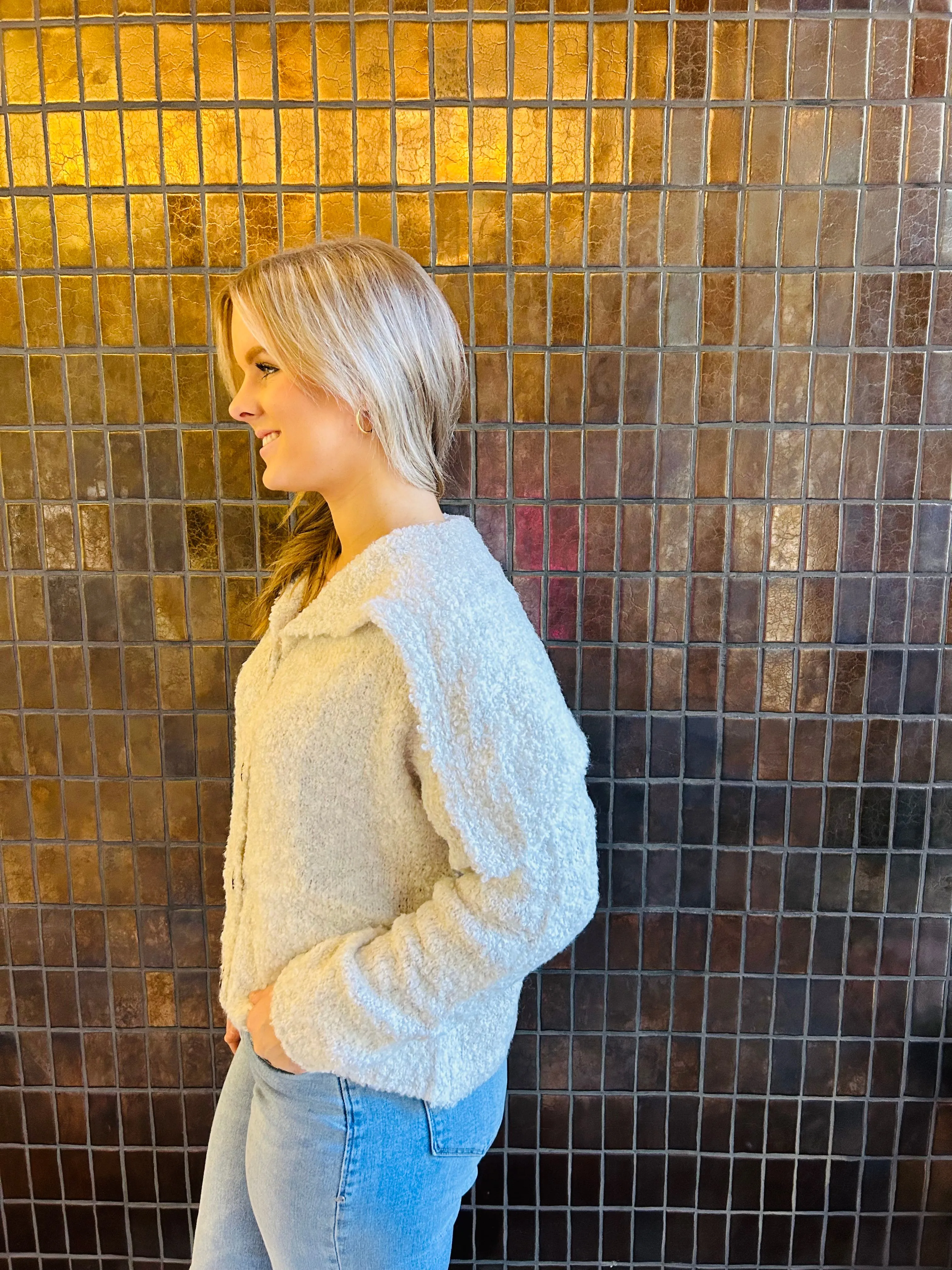 Milio Milano Boucle Knit Cardigan