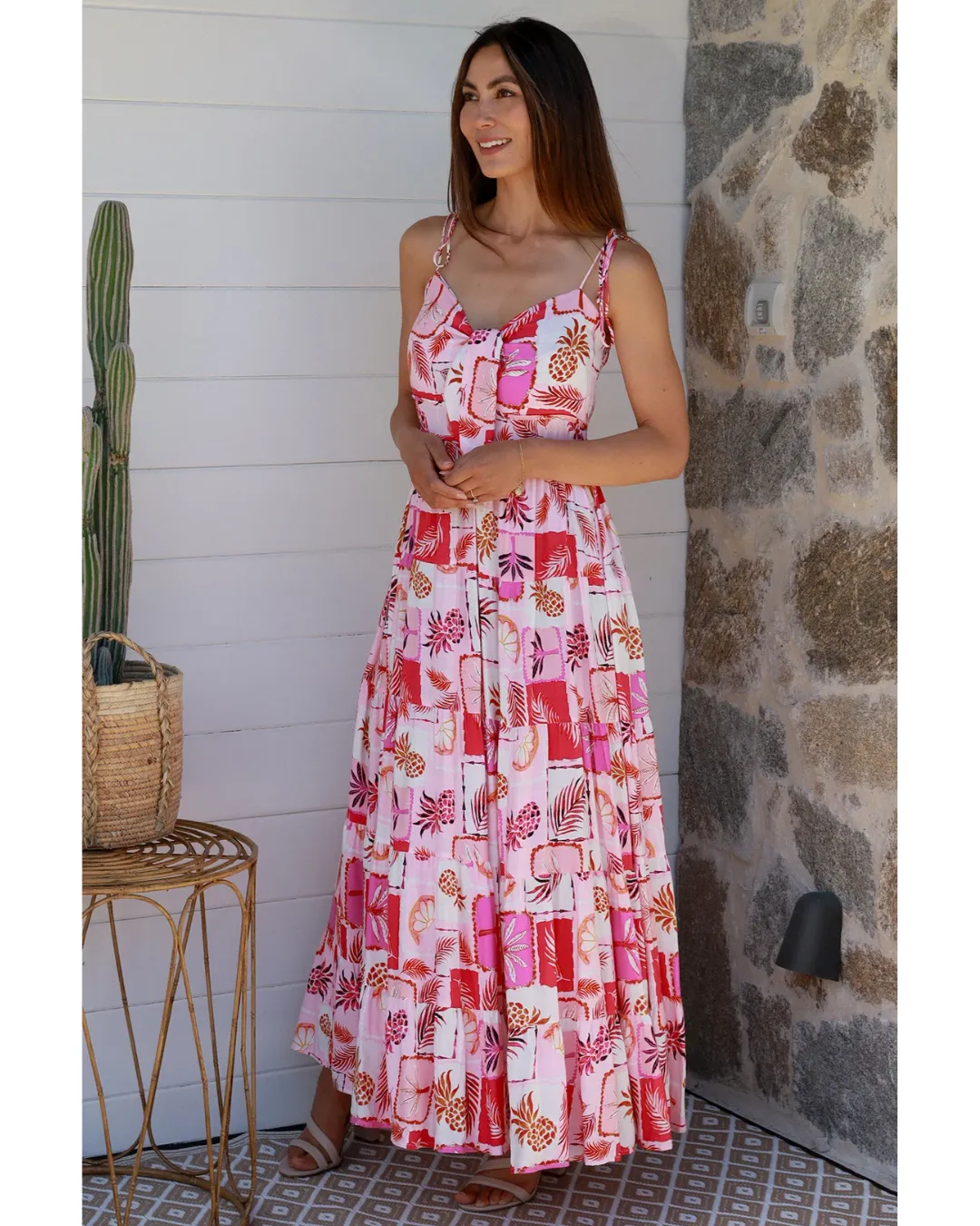 Monica Slip Maxi Dress