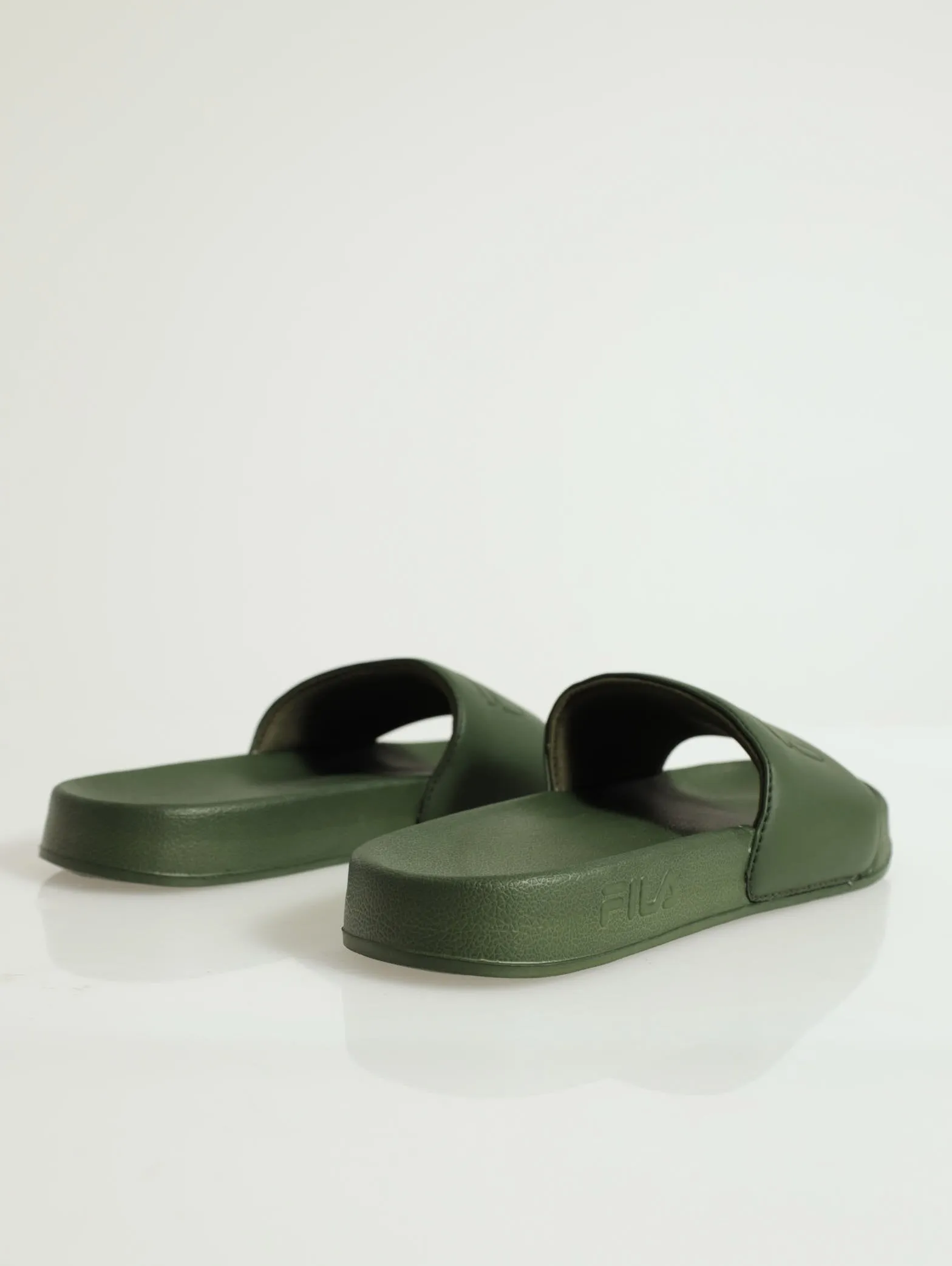 Mono Basic Branded Open Toe Pool Slide - Sage