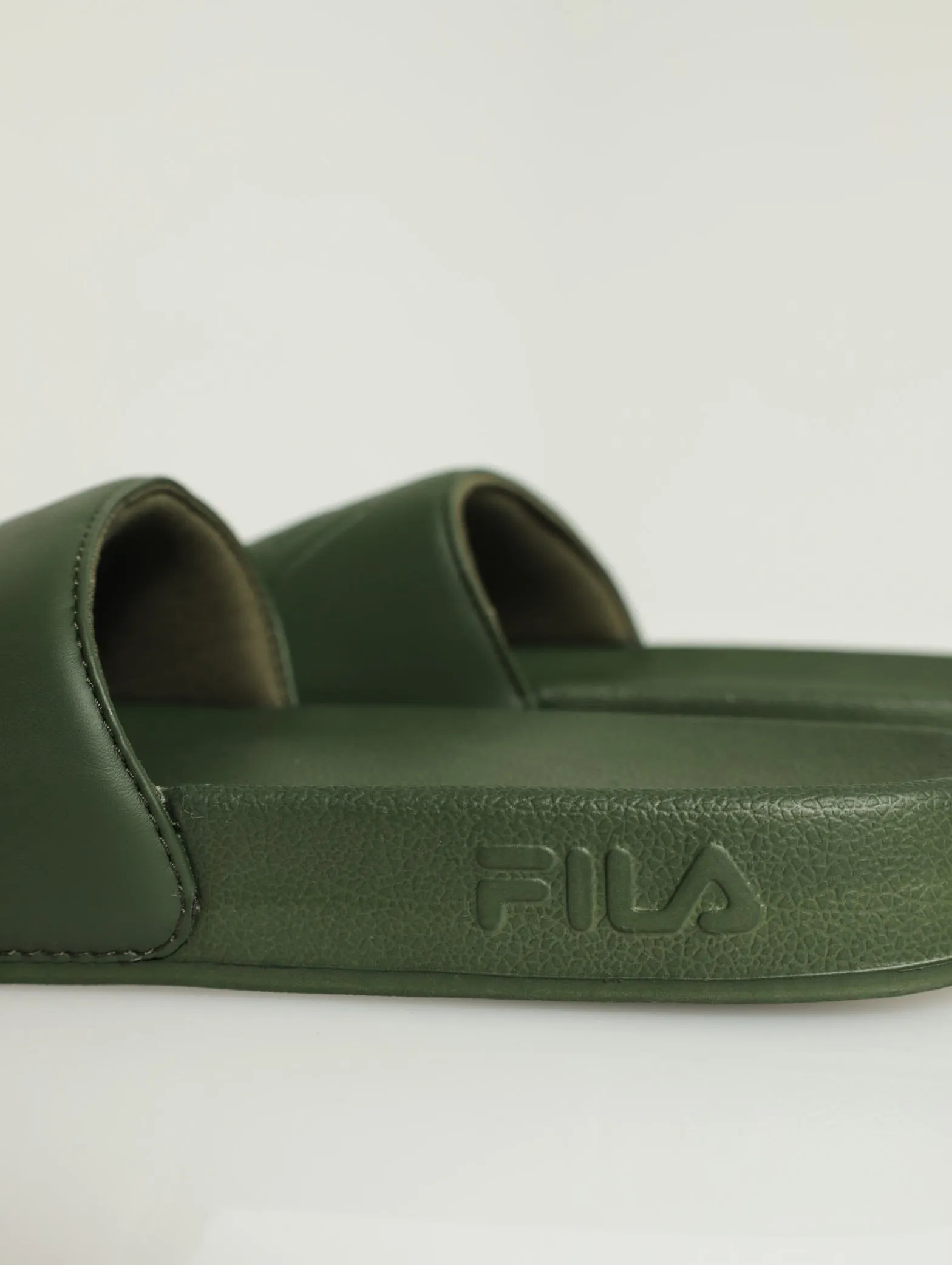 Mono Basic Branded Open Toe Pool Slide - Sage