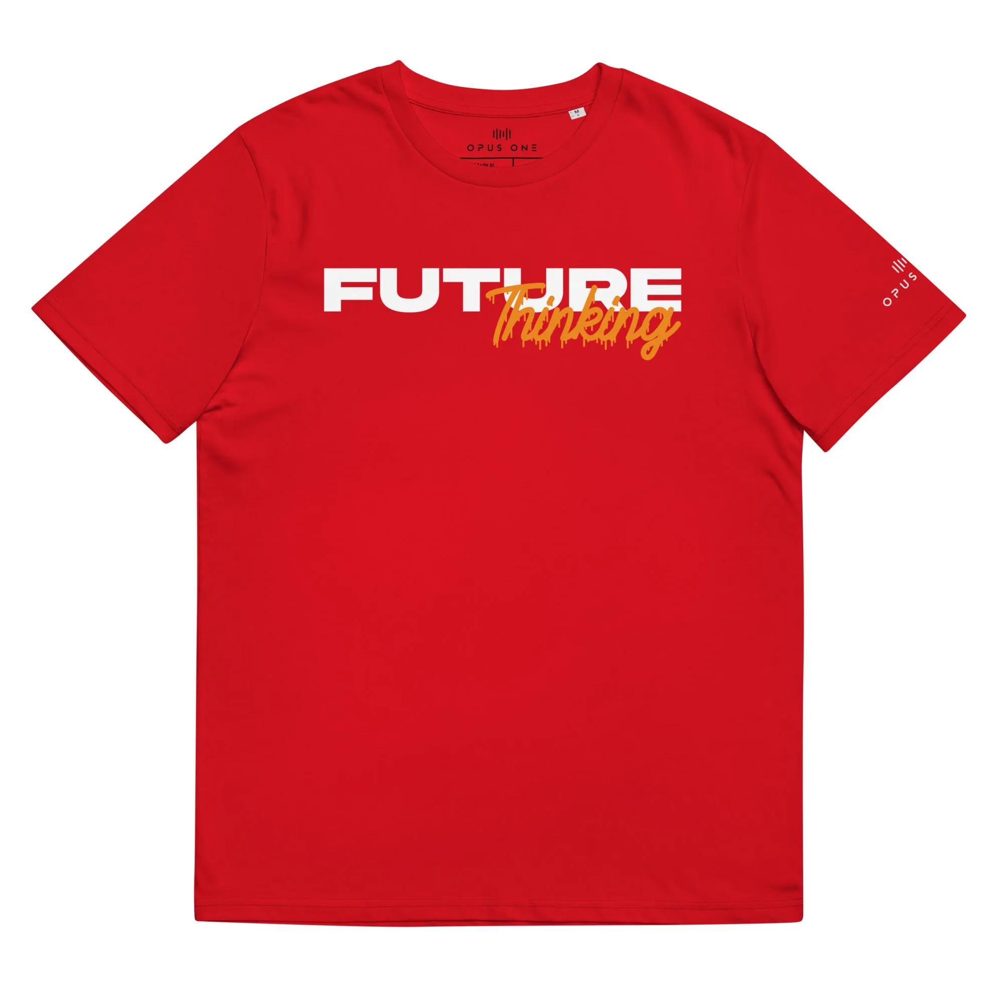 NFTM (v4) Unisex organic cotton t-shirt (White Text)