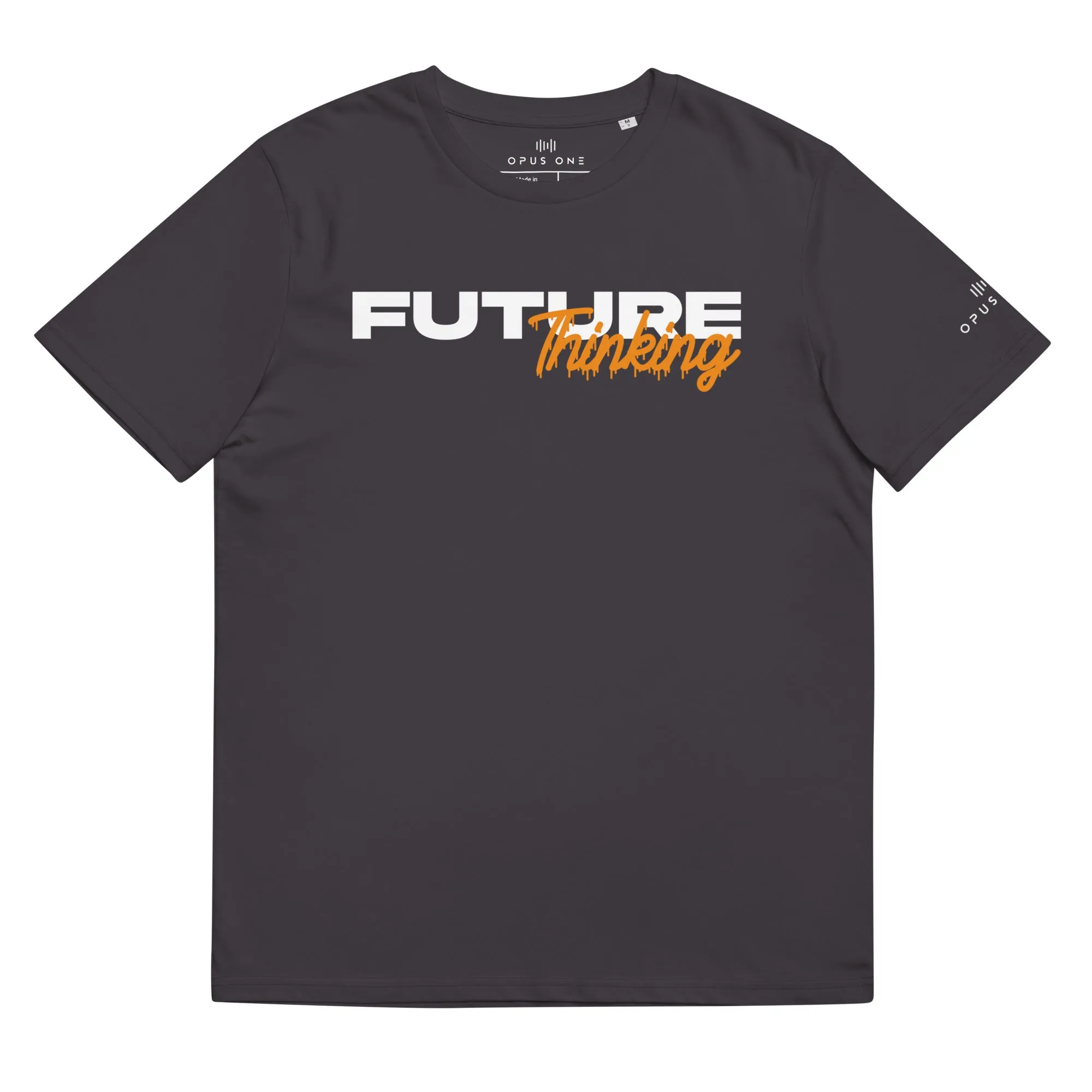 NFTM (v4) Unisex organic cotton t-shirt (White Text)
