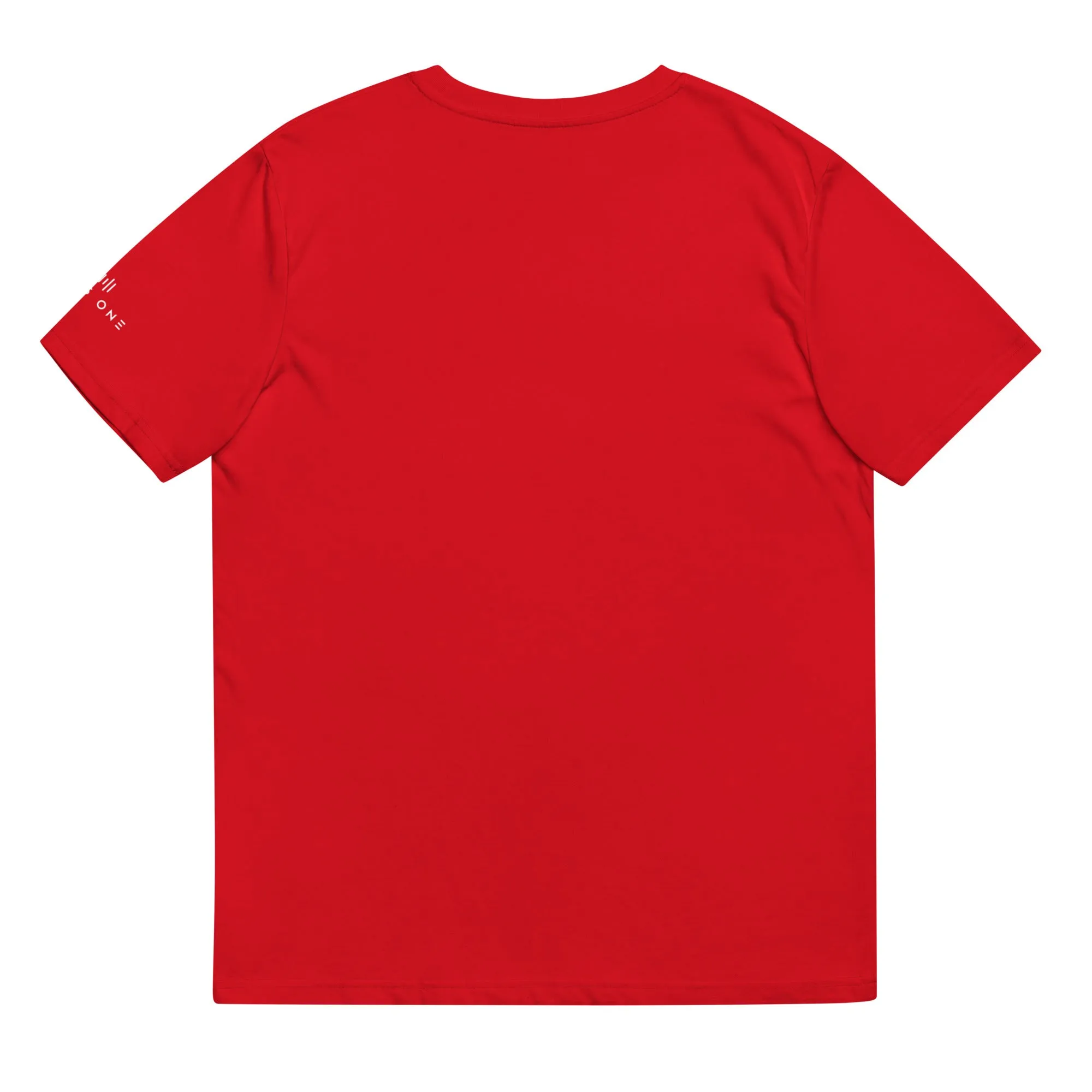 NFTM (v4) Unisex organic cotton t-shirt (White Text)