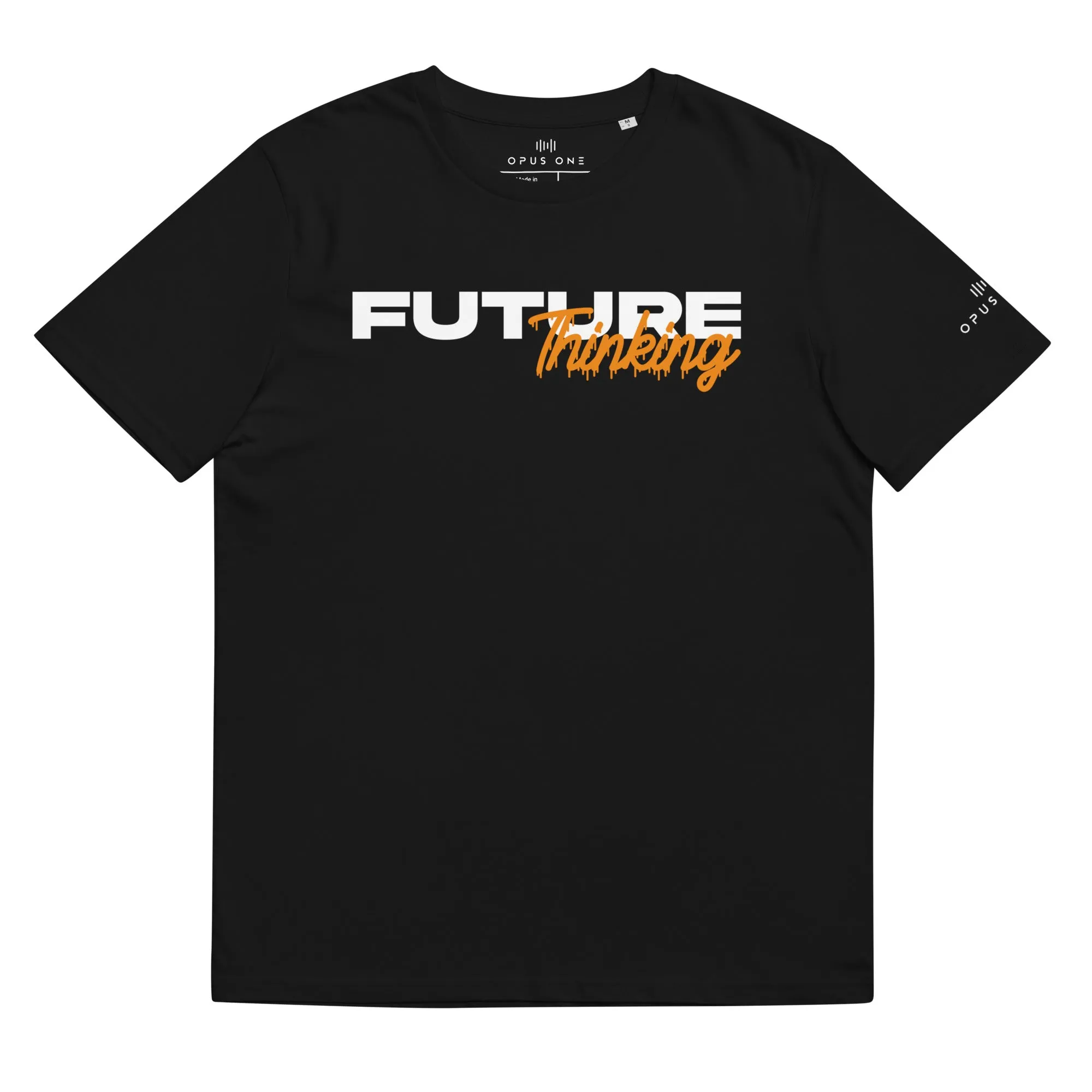 NFTM (v4) Unisex organic cotton t-shirt (White Text)