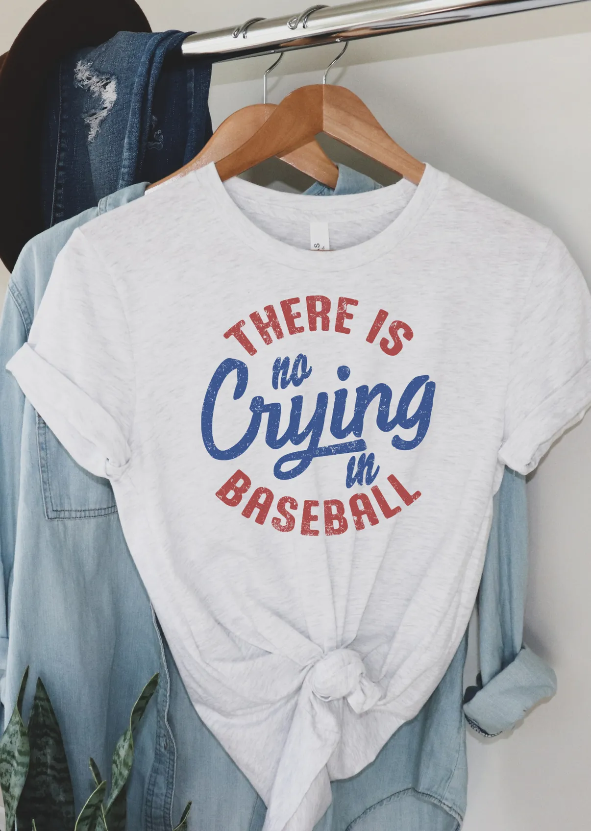 No Crying in Baseball Tee
