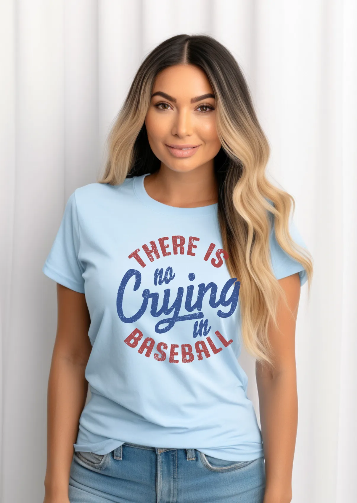 No Crying in Baseball Tee