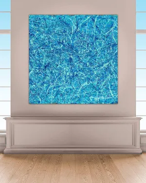 Ocean  (Embellished-Hand Signed by the Artist)