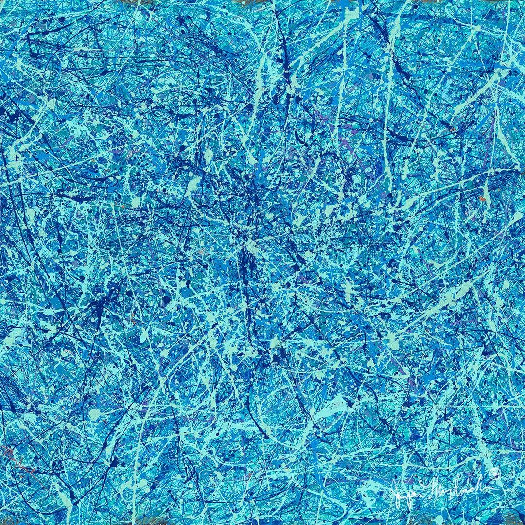 Ocean  (Embellished-Hand Signed by the Artist)