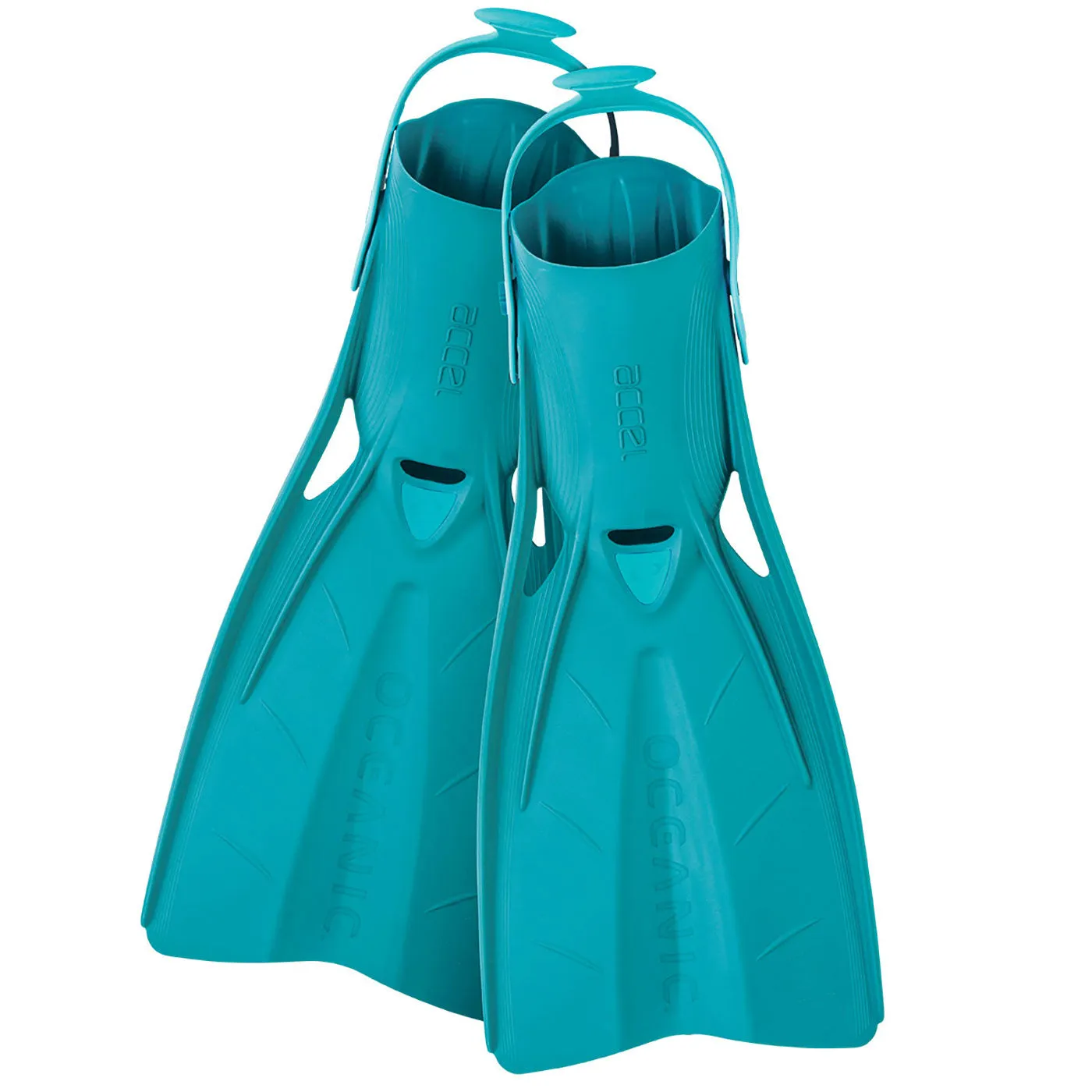 Oceanic Accel Open Heel Fin - Aqua