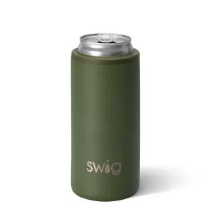 Olive Skinny Can Cooler (12oz)