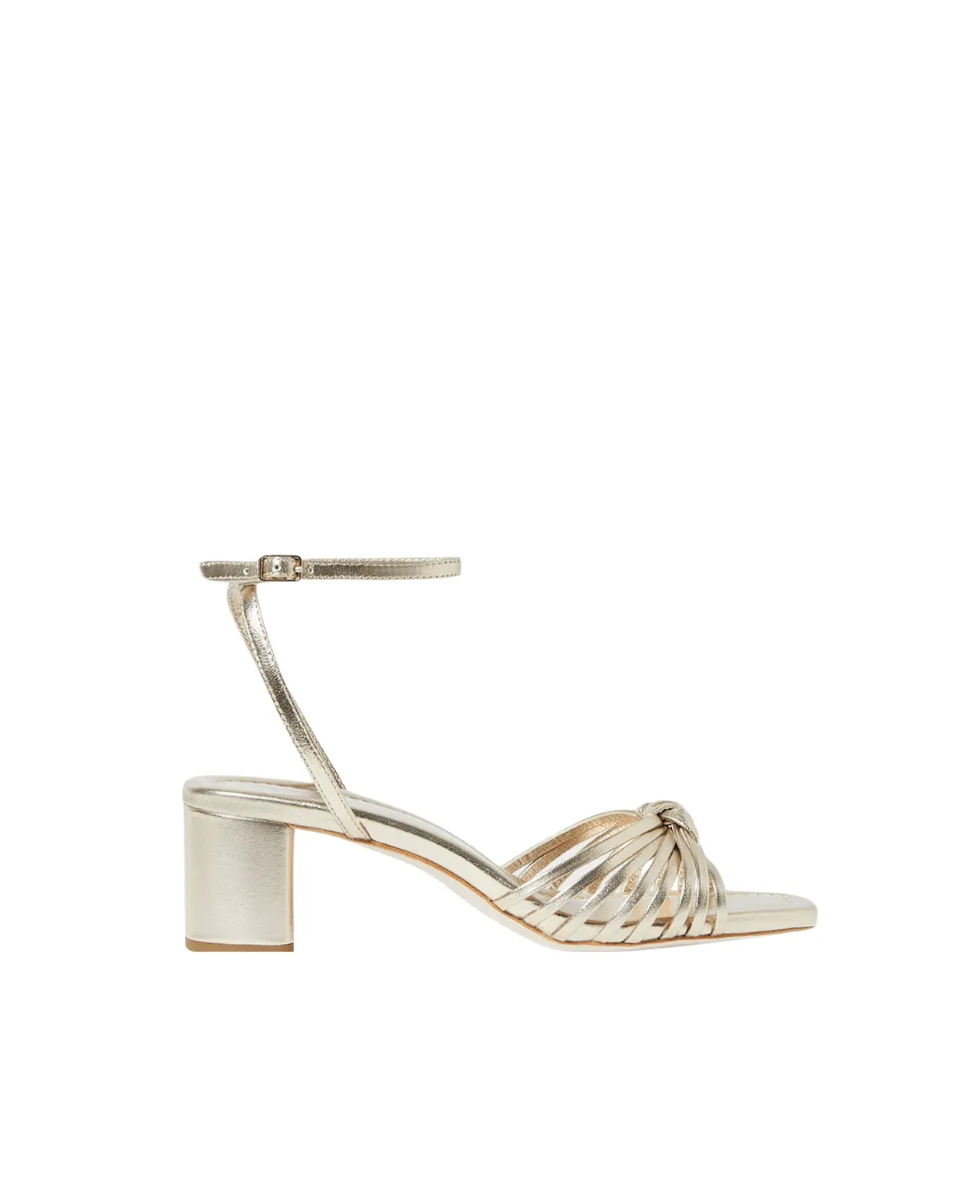 OLIVIA KNOT MID HEEL SANDAL