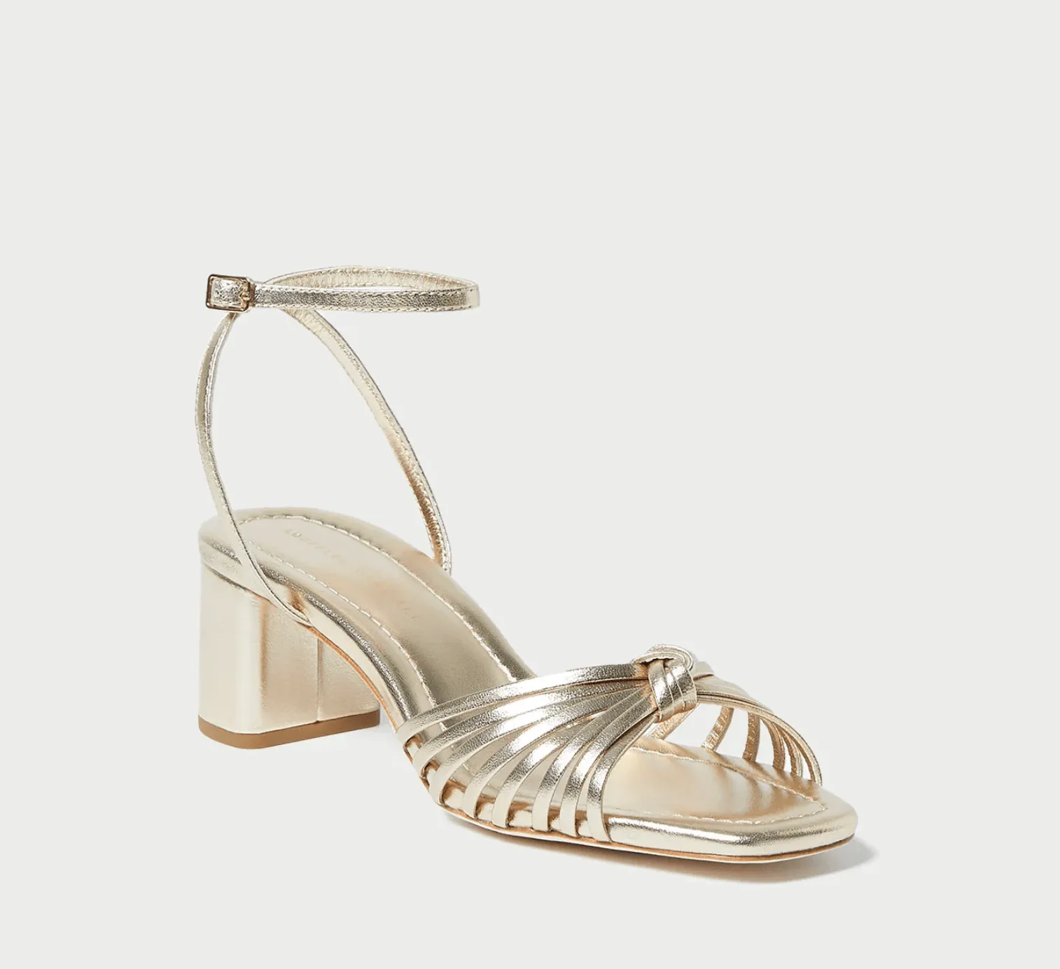 OLIVIA KNOT MID HEEL SANDAL