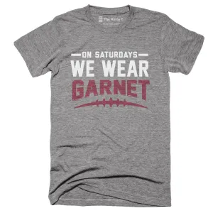 On Saturdays We Wear Garnet