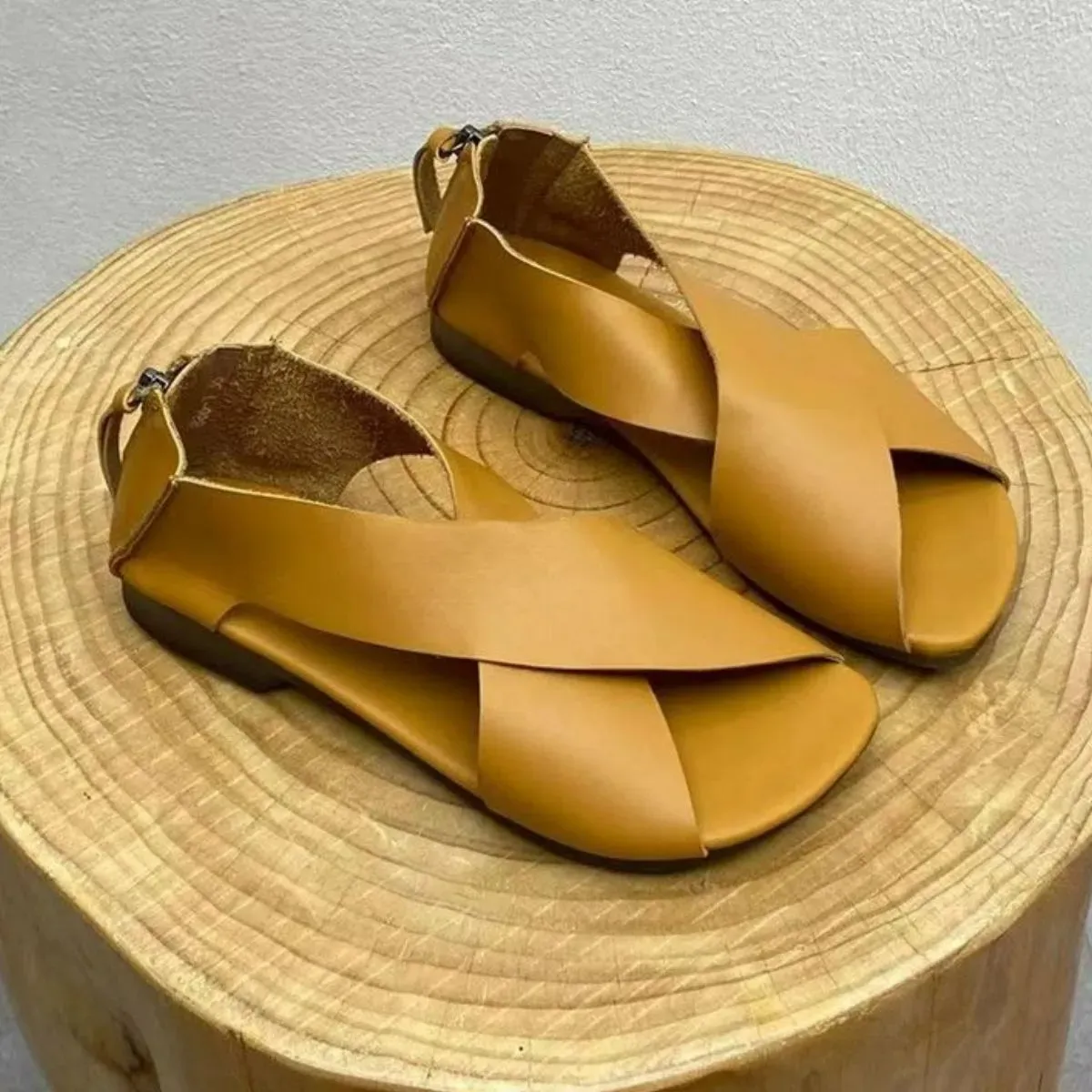 Open Toe Block Heels Sandals