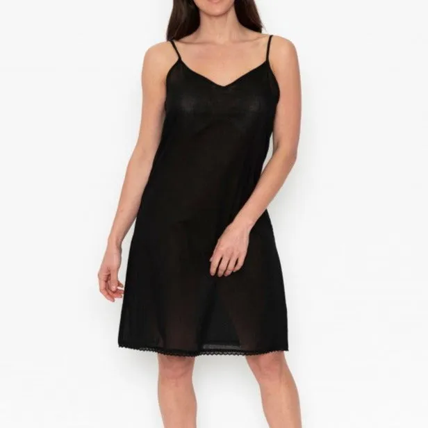 Orientique Cotton Long Slip Black