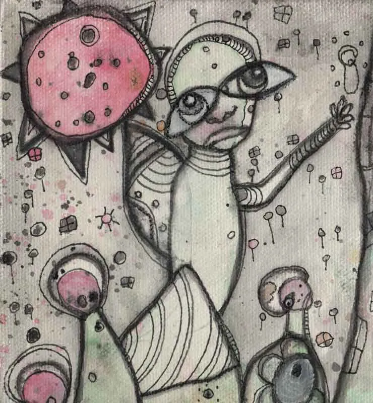 Original Fine Art 'Rising above'