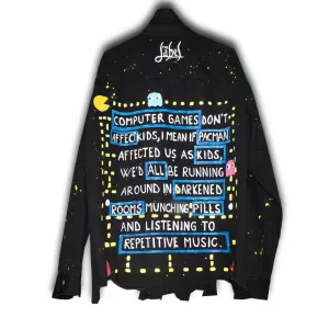 Party Animal - Hand-Painted Denim Jacket