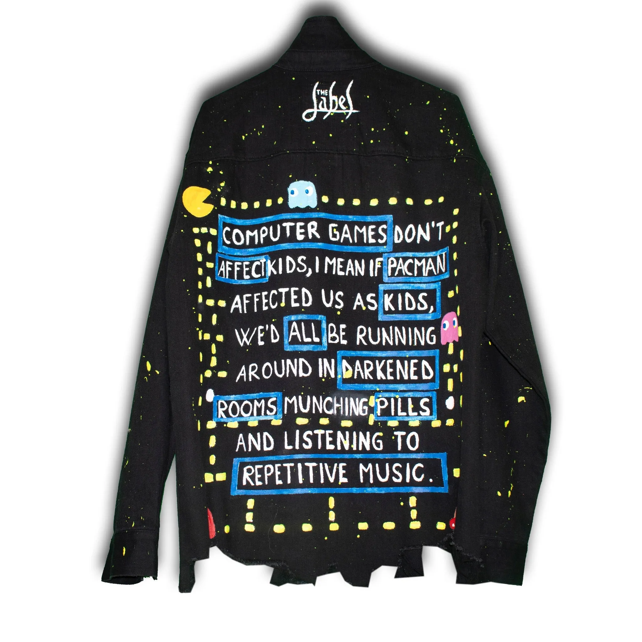 Party Animal - Hand-Painted Denim Jacket