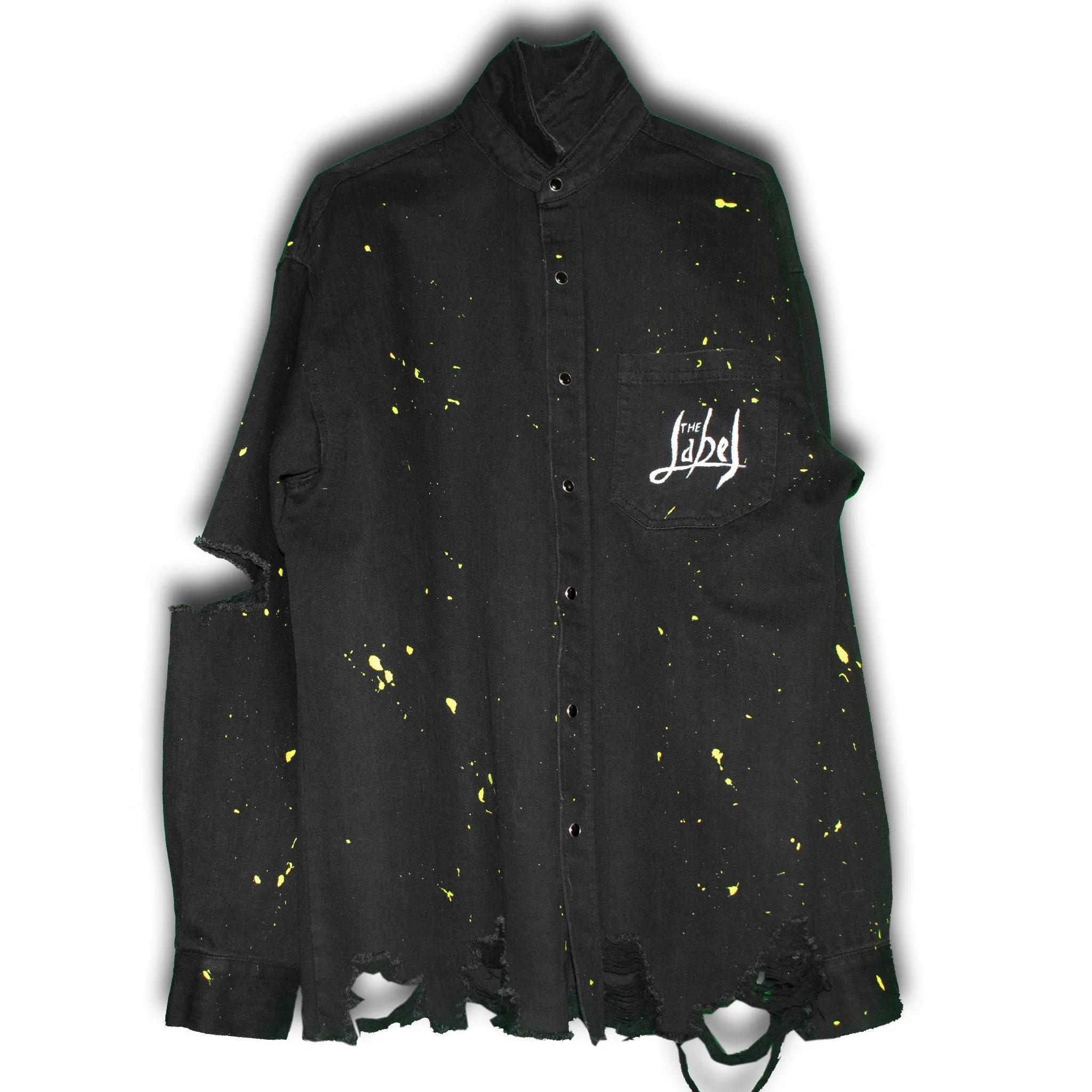 Party Animal - Hand-Painted Denim Jacket