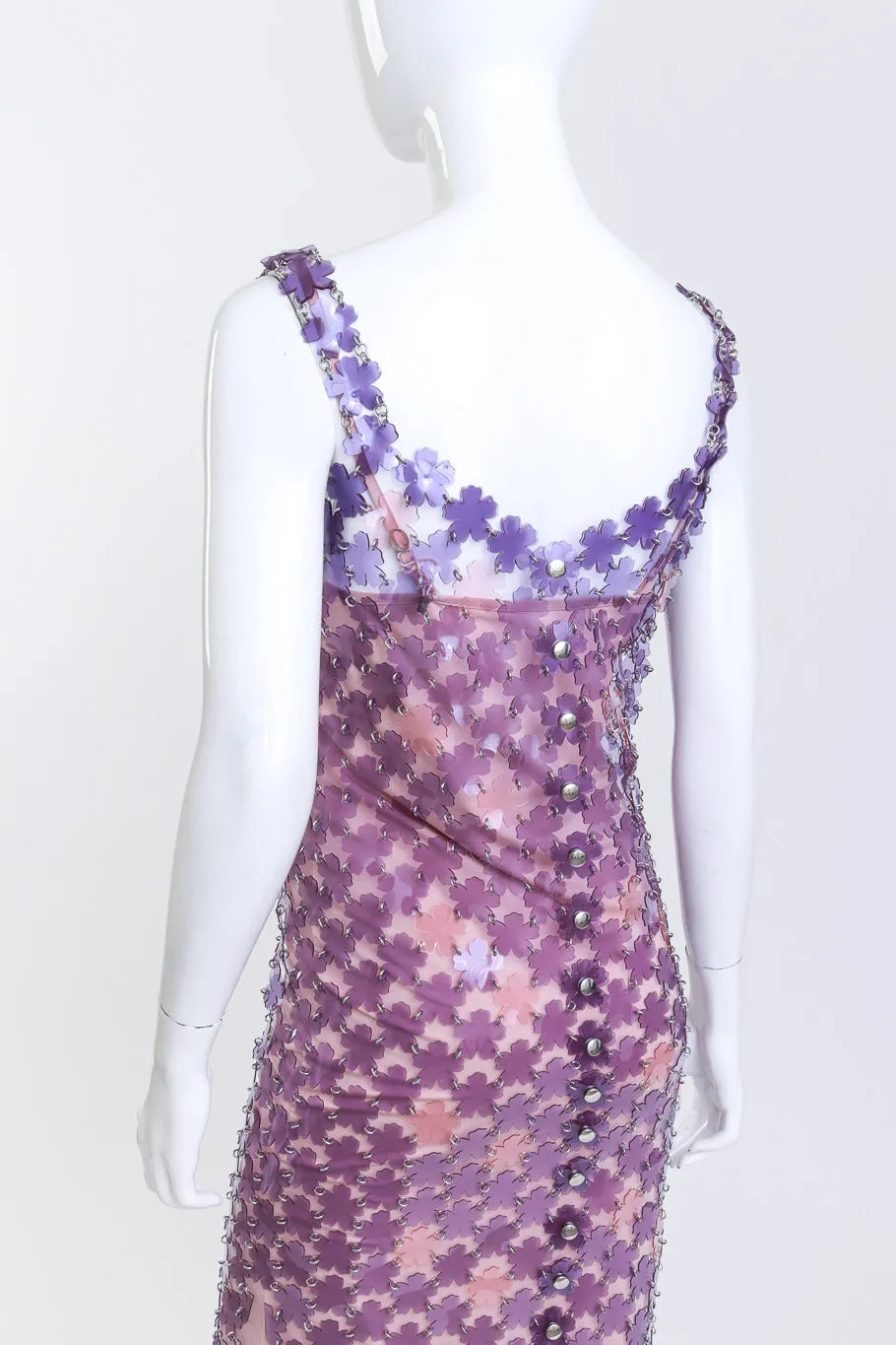 Plastic Flower Link Dress