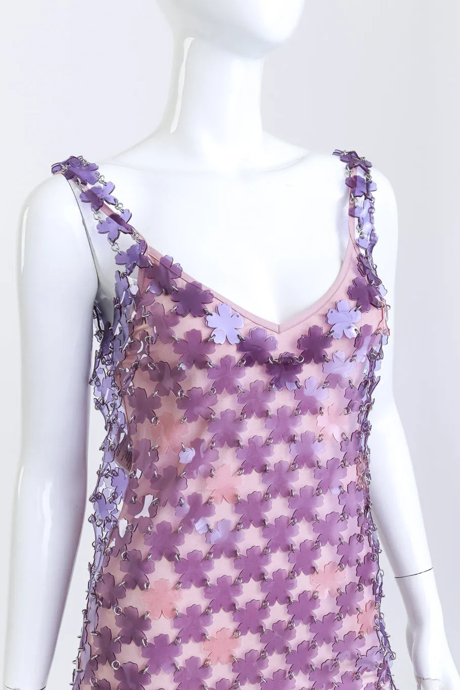 Plastic Flower Link Dress
