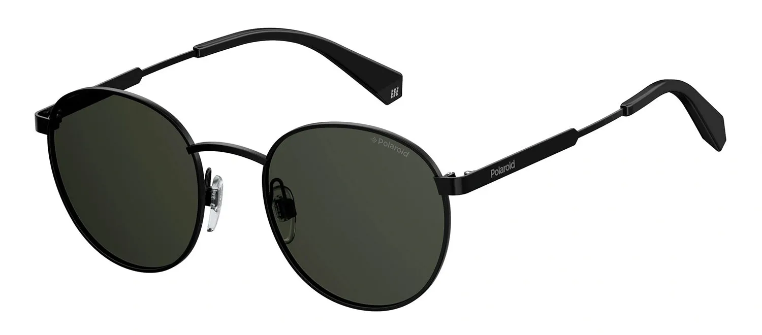 Polaroid PLD 2053/S 807_M9 Panthos Metal Black Sunglasses with Grey Polarized Lens