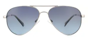Polaroid PLD 6012/N/NEW 6LB_WJ Aviator Metal Ruthenium Sunglasses with Grey Polarized Lens