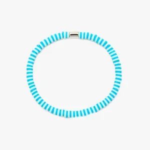Puravida - Canal Blues Seascape Stretch Bracelet