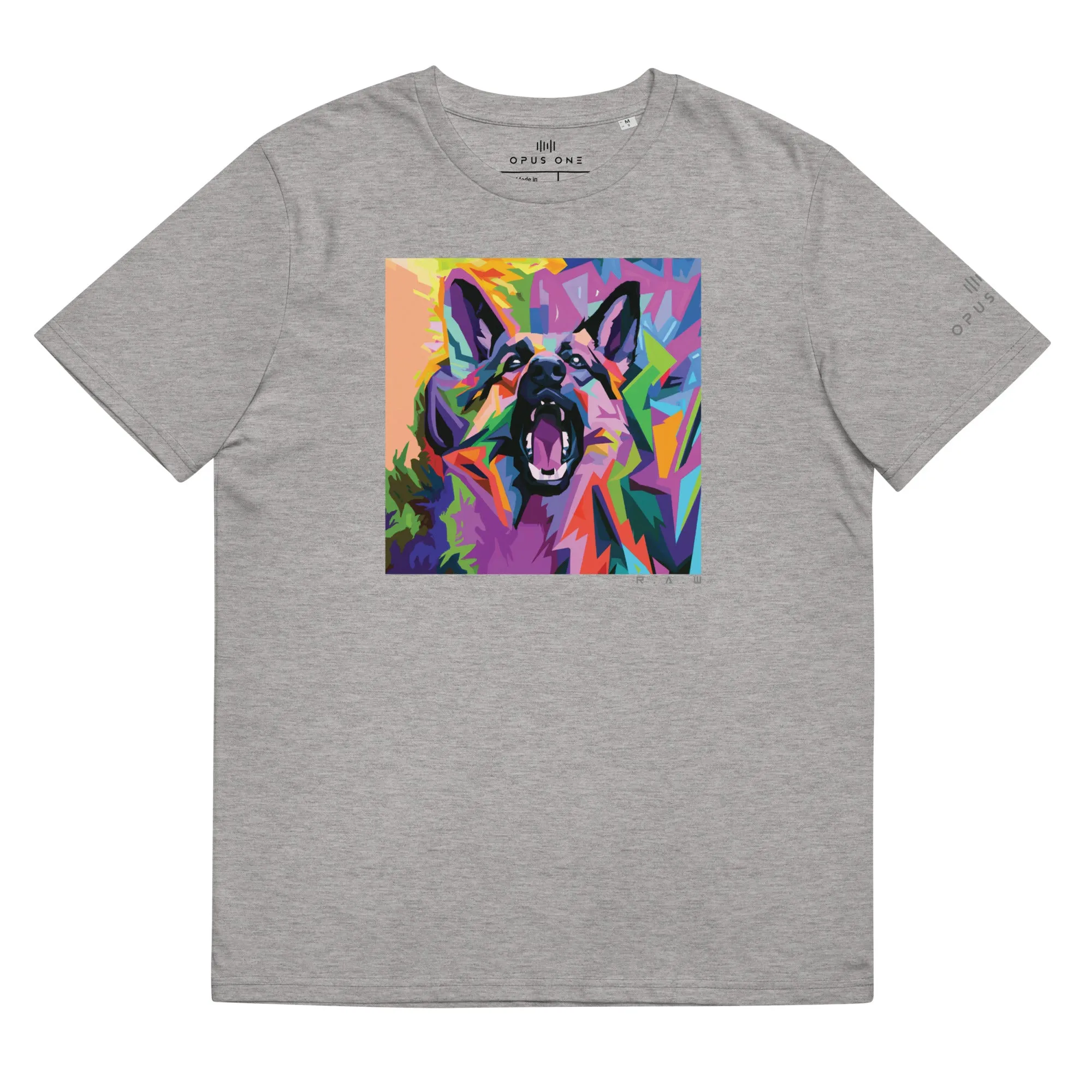 RAW K9 (v2) Unisex organic cotton t-shirt MAIN FRONT PRINT