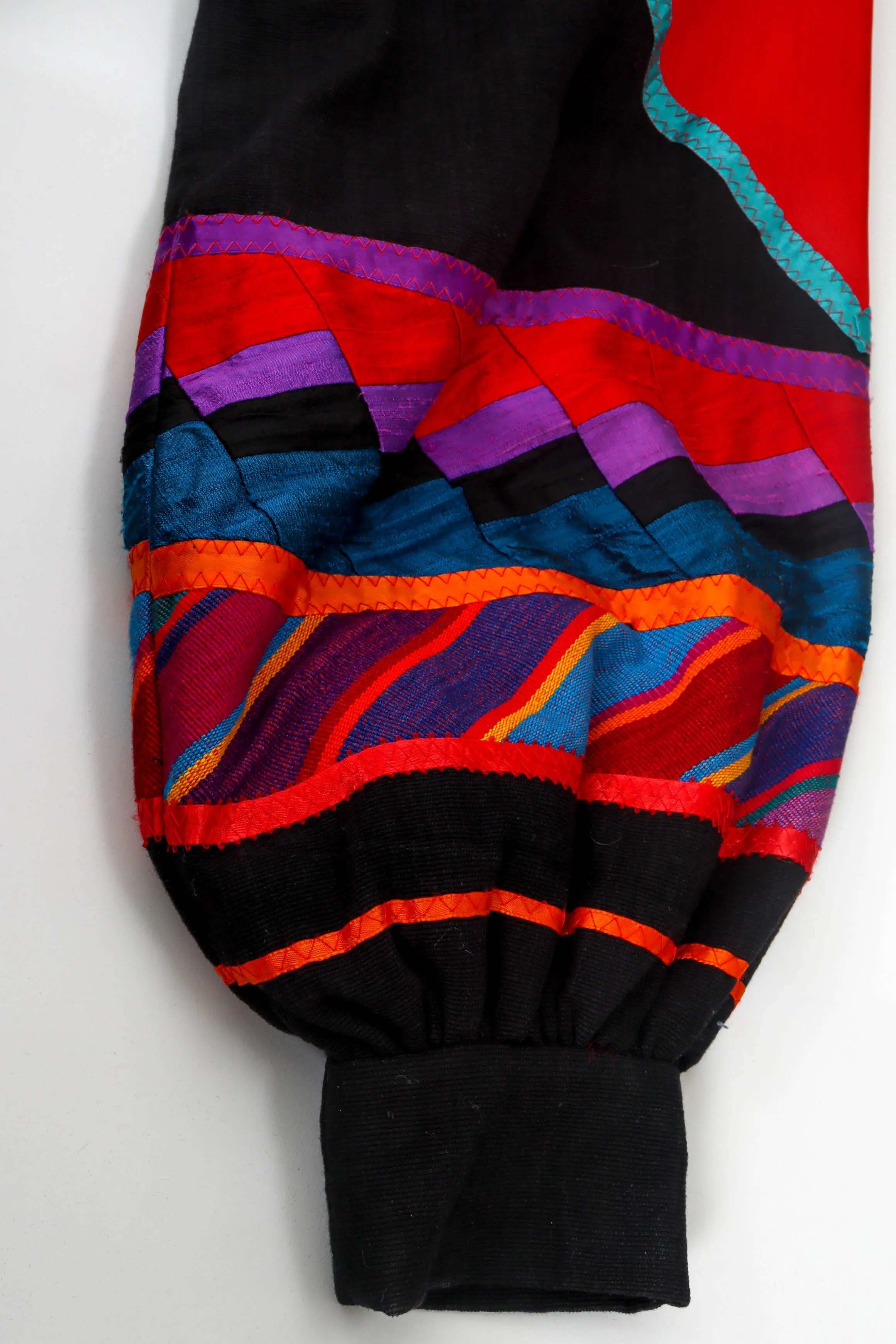 Ribbon Patchwork Coat