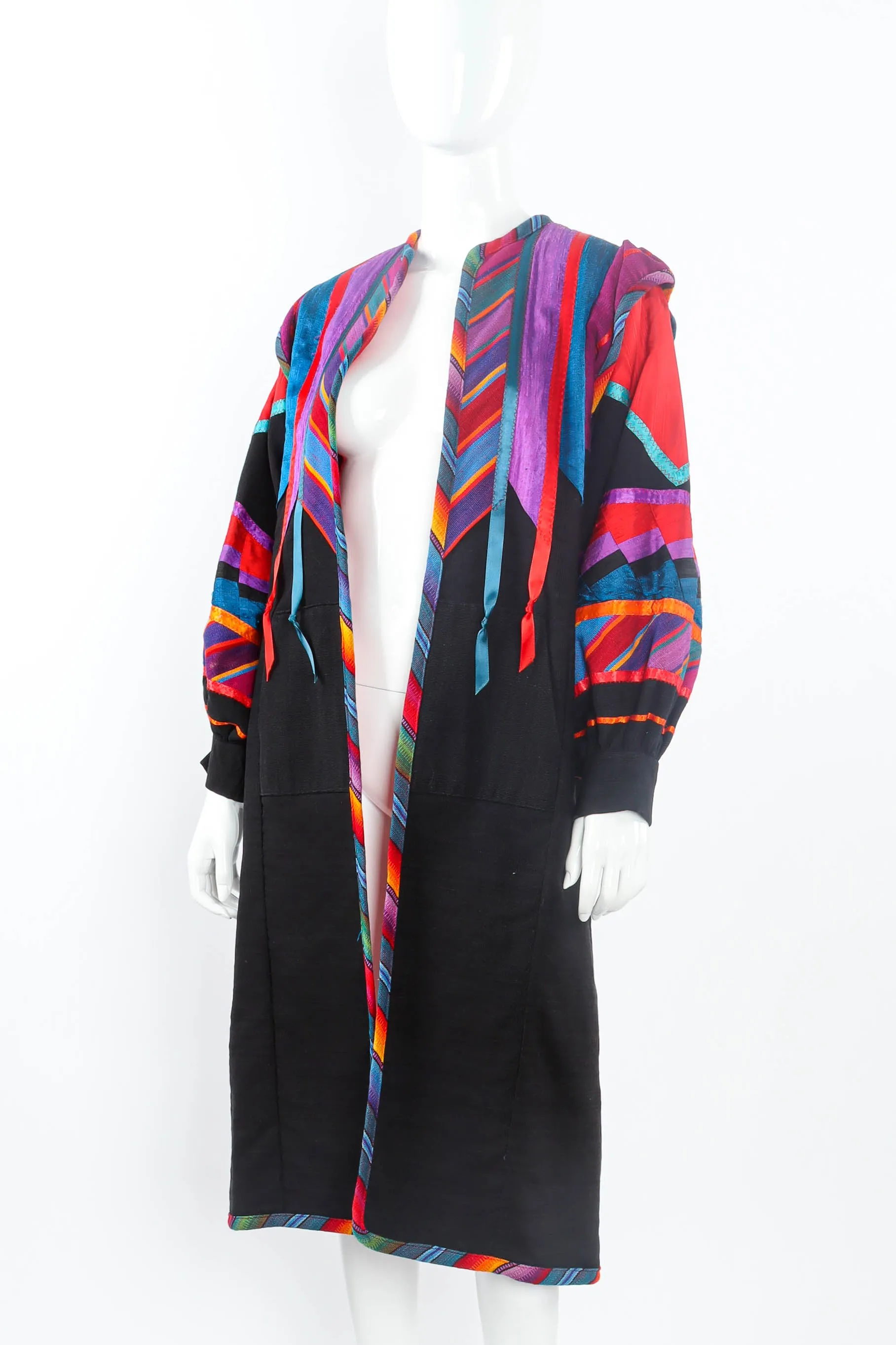 Ribbon Patchwork Coat