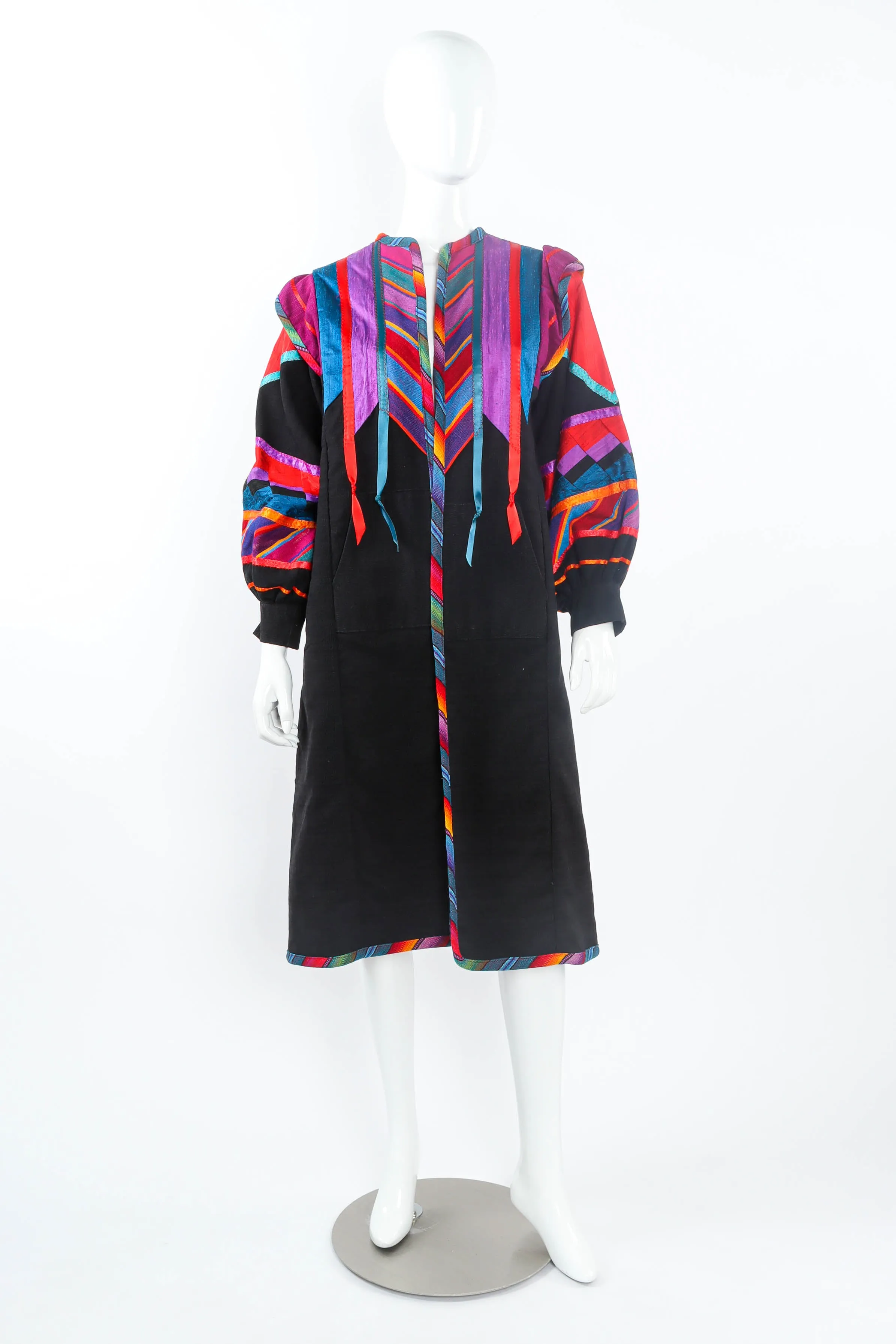 Ribbon Patchwork Coat