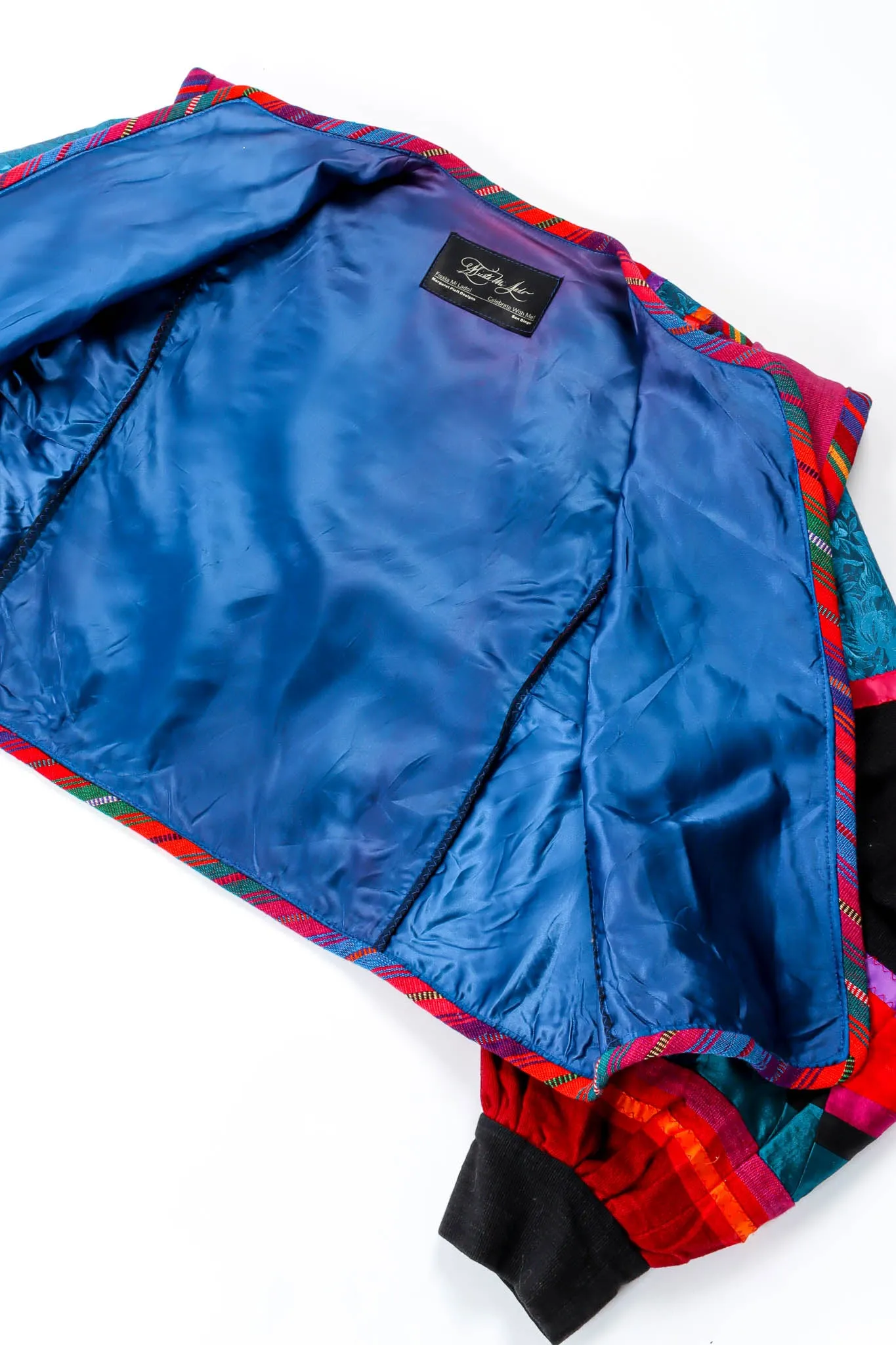 Ribbon Patchwork Crop Jacket