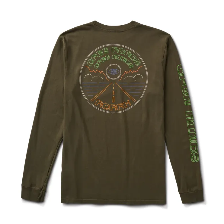 Roark Open Roads Longsleeve Tee in Military