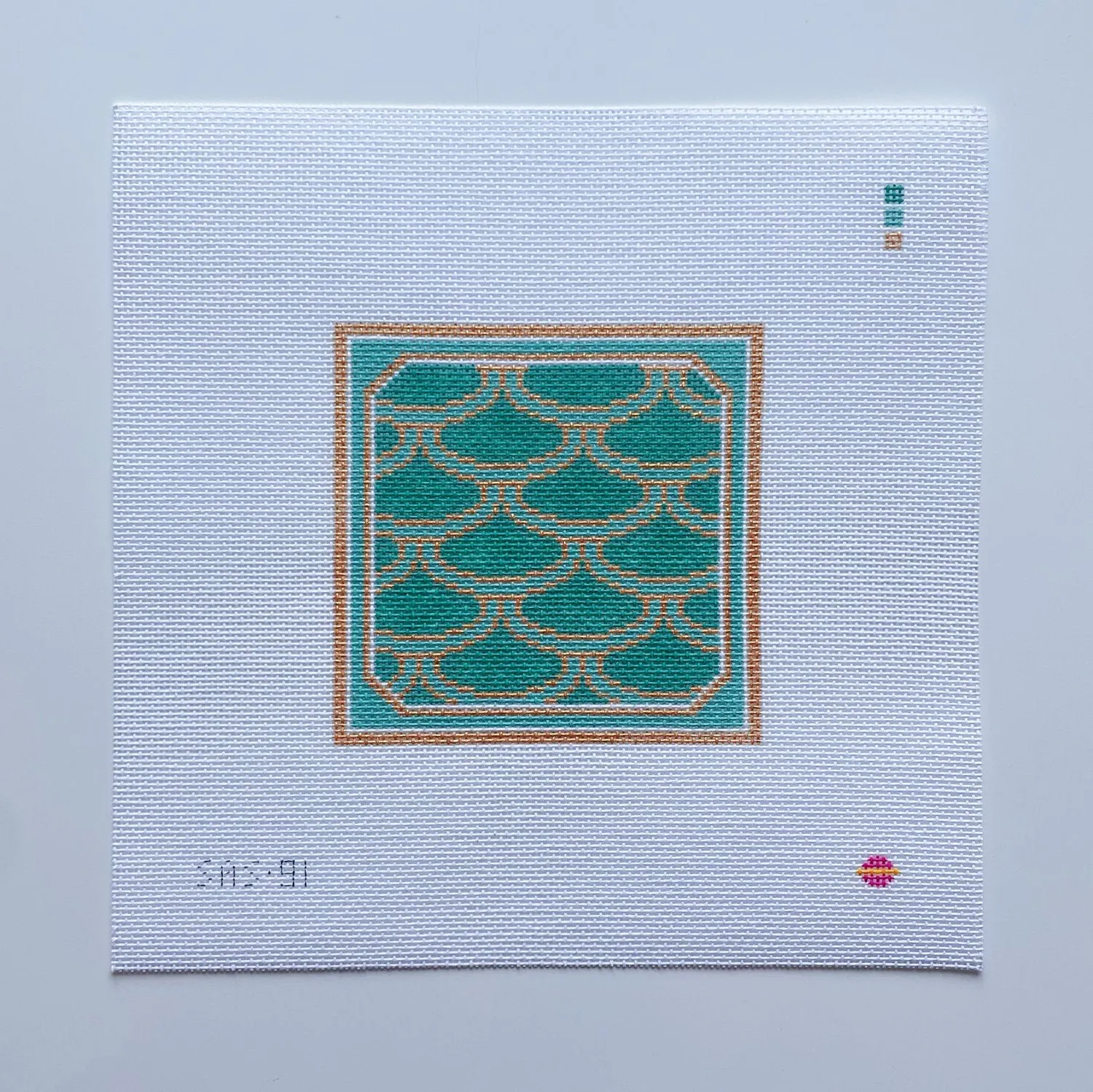 SAS-0091  Mermaid (Turquoise) Coaster