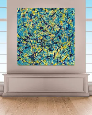 Saturn Sunrise  (Embellished-Hand Signed by the Artist)