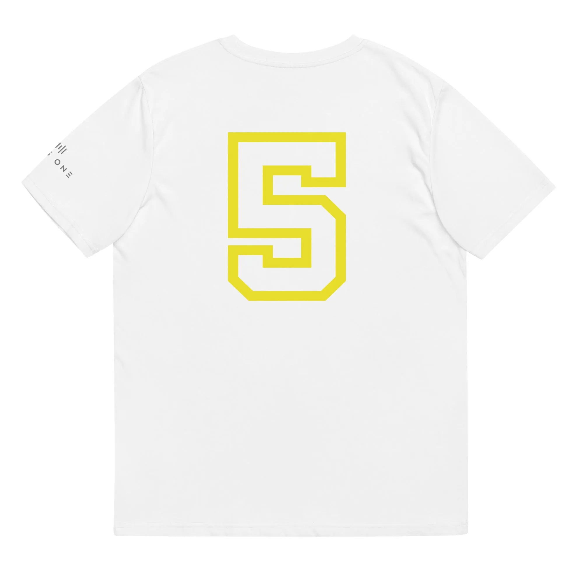 Signature Series (5ive Alive v7) Unisex organic cotton t-shirt MAIN FRONT PRINT