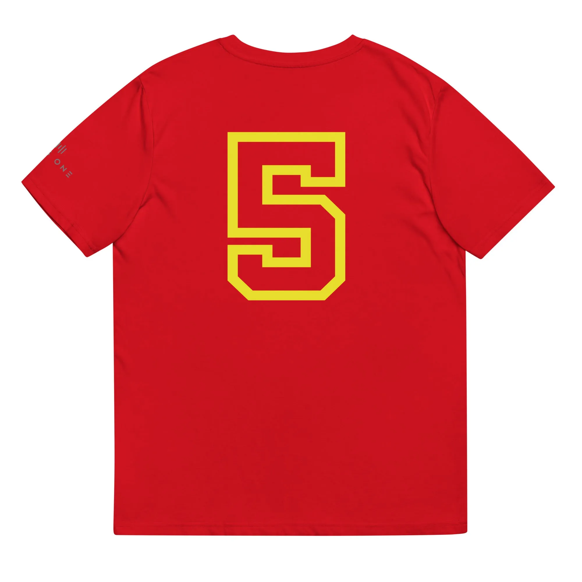 Signature Series (5ive Alive v7) Unisex organic cotton t-shirt MAIN FRONT PRINT