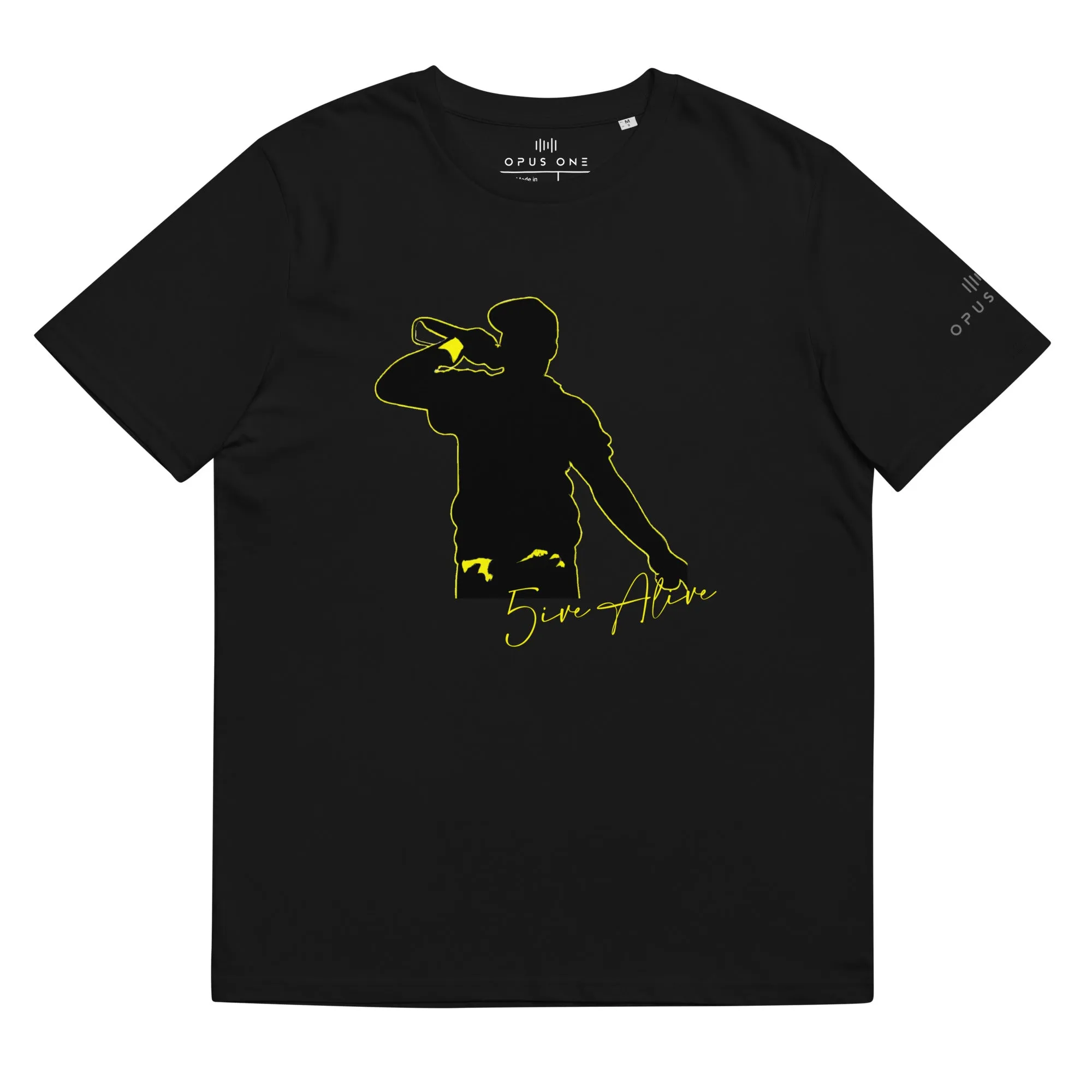 Signature Series (5ive Alive v7) Unisex organic cotton t-shirt MAIN FRONT PRINT