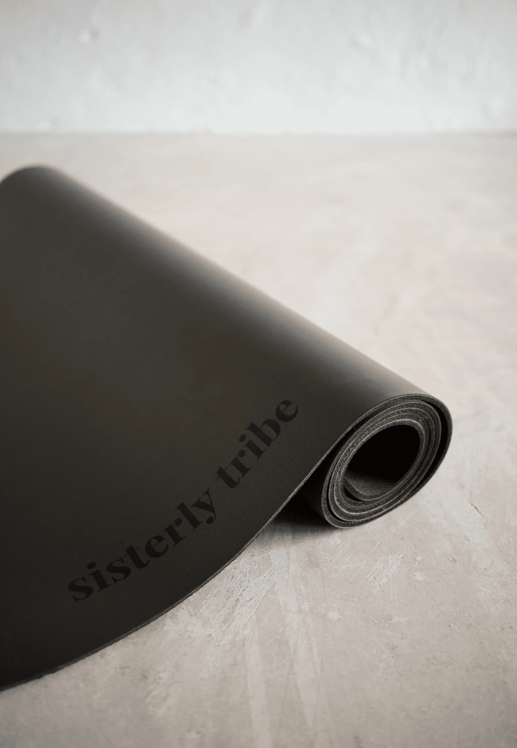 Sisterly Tribe Self Care Yoga Mat - Black