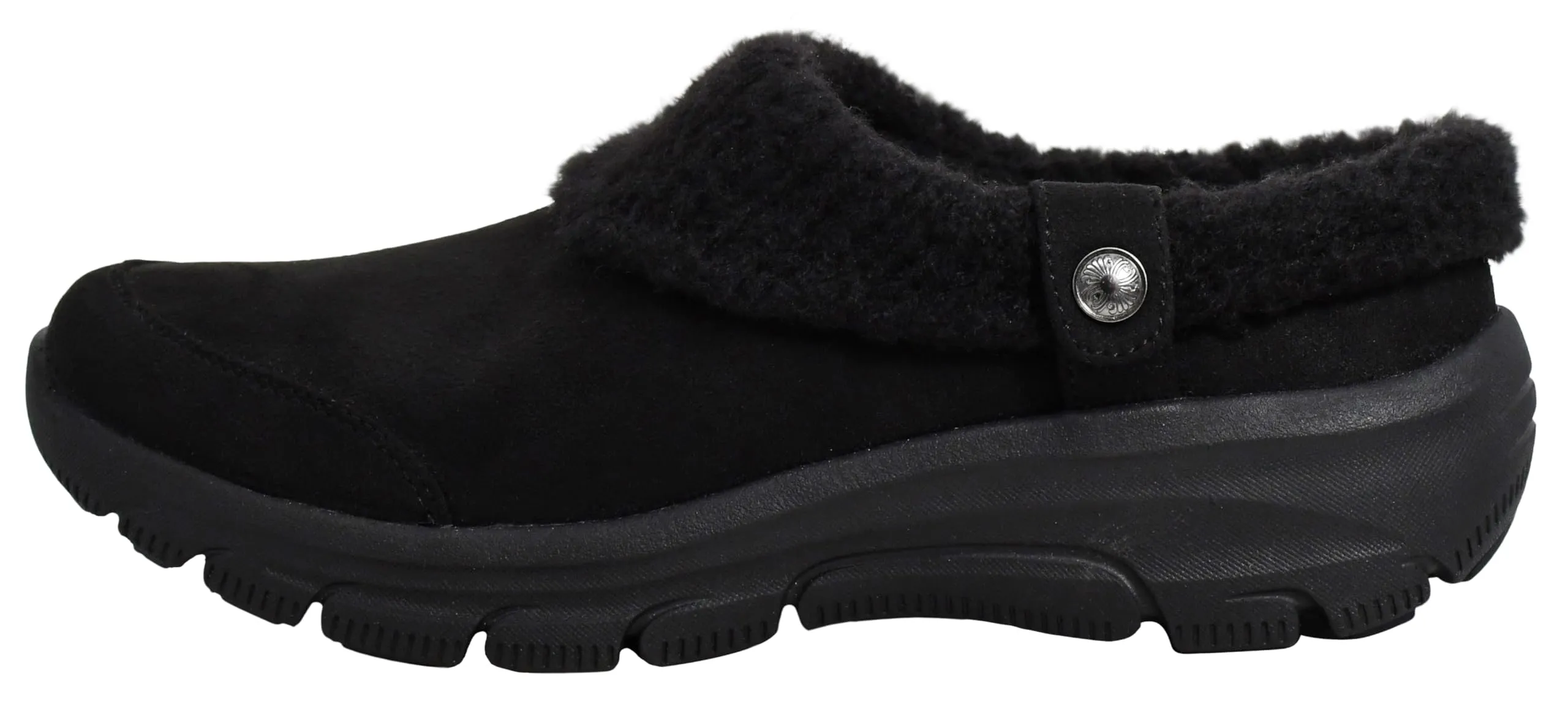 Skechers womens Easy Going - Good Duo Mule, Grey, 6.5 US