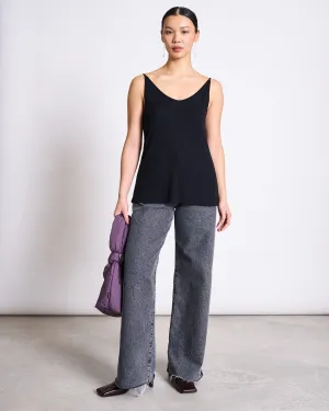 SLIP TOP TRIANGLE FLOW BLACK