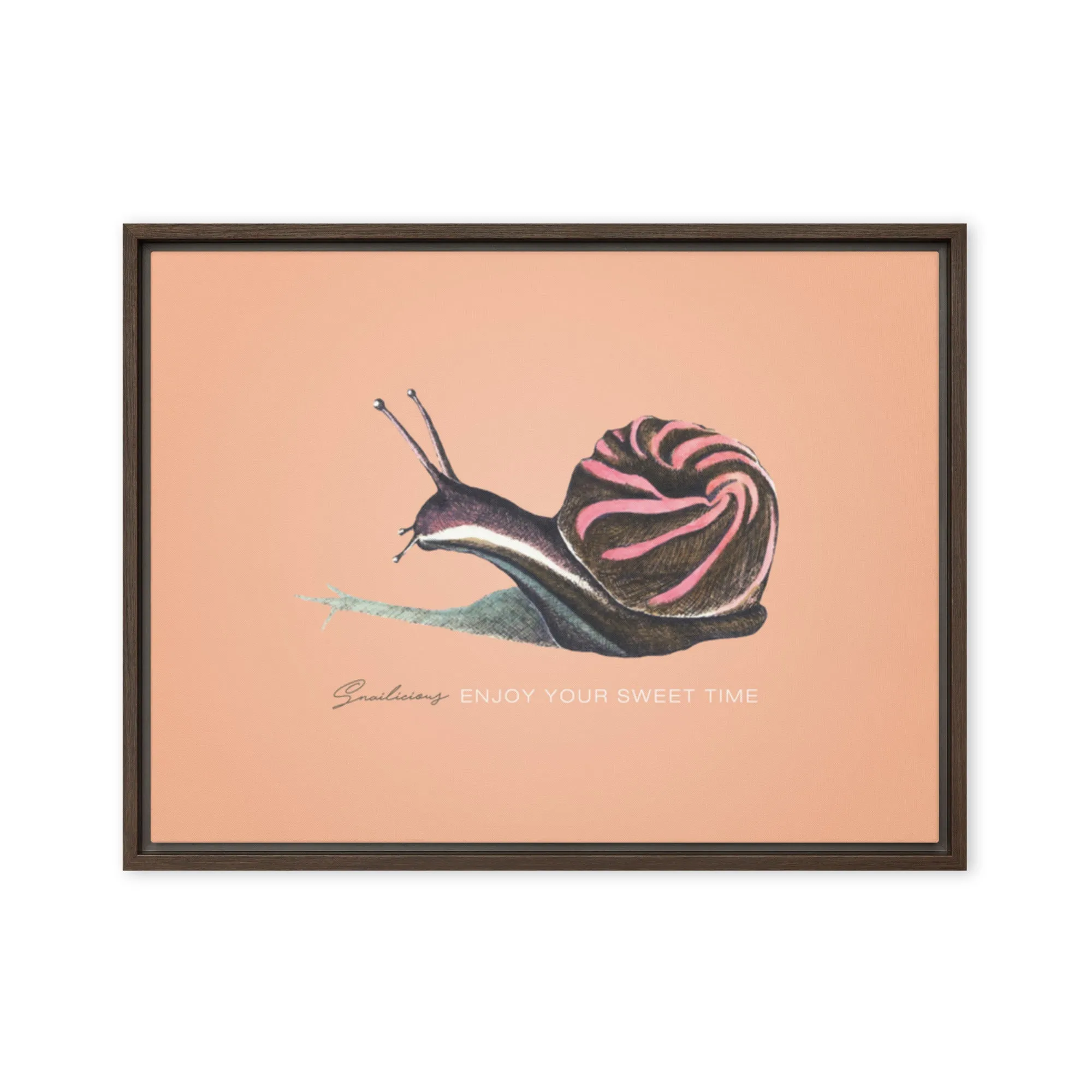 Snailicious Canvas Print