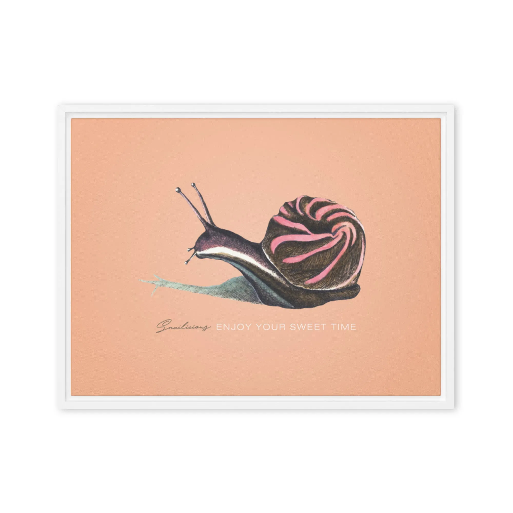 Snailicious Canvas Print
