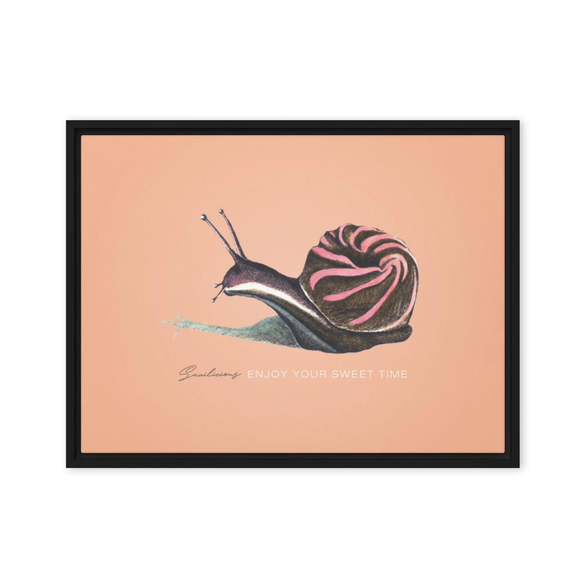 Snailicious Canvas Print